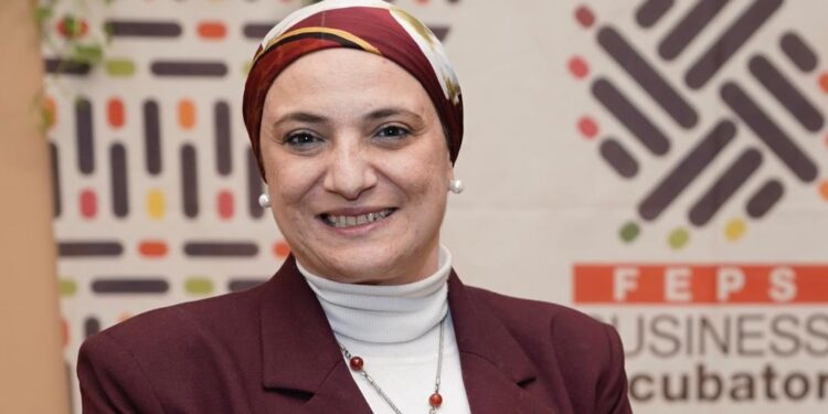 الدكتورة هبة مدحت، المدير التنفيذي لحاضنة أعمال كلية الاقتصاد والعلوم السياسية