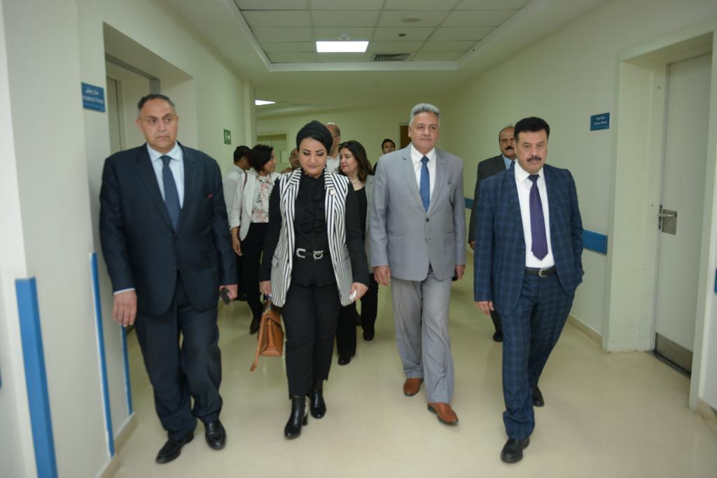 بالصور .. وفد من الاتحاد العربي للعمل الإنساني والتنمية المستدامة يزور مستشفى الناس