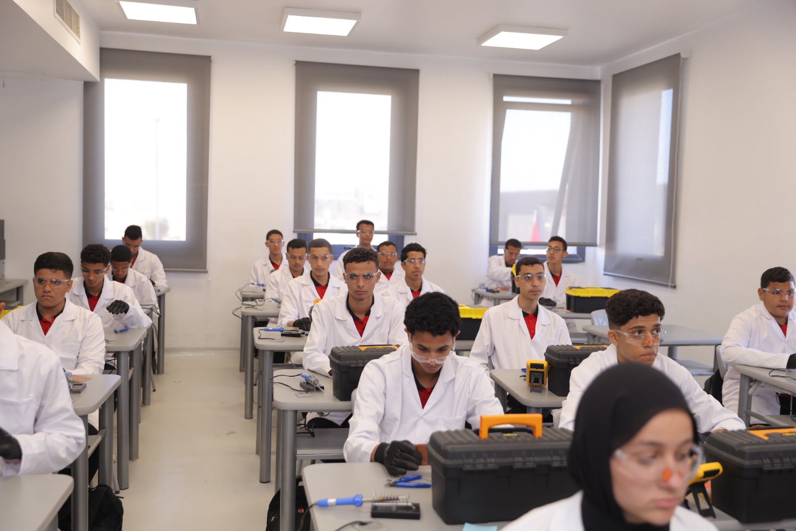 افتتاح أكاديمية «السويدي وبنك التعمير والإسكان الفنية» بمدينة السادات لرفع كفاءة الشباب