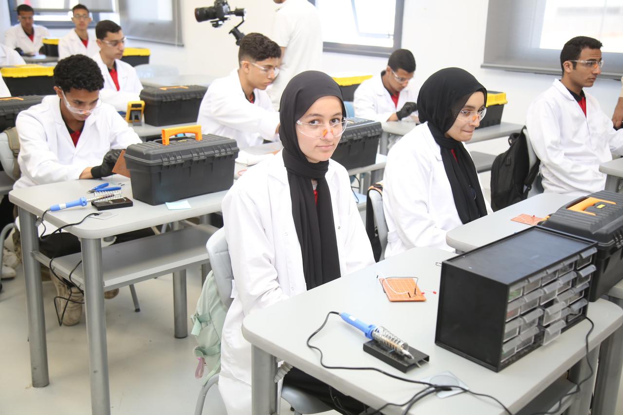 افتتاح أكاديمية «السويدي وبنك التعمير والإسكان الفنية» بمدينة السادات لرفع كفاءة الشباب