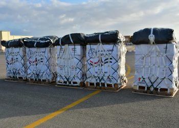 مصر والإمارات تسقطان أطنانًا من المساعدات الإنسانية جوًا على قطاع غزة