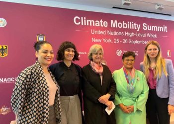 مديرة المرصد الإفريقى للهجرة تدير ندوة حول التنقل والتغير المناخي في نيويورك