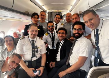 مصرللطيران تُسير رحلة خاصة لنقل المنتخب الوطني إلى موريتانيا