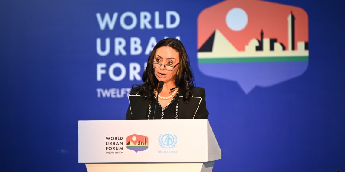 وزيرة التضامن الاجتماعي تشارك في جلسة «التعاون المجتمعي.. تعزيز الشراكات من خلال الإجراءات المحلية»