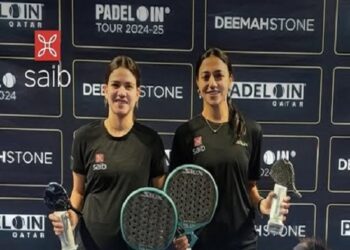 بنك saib يهنئ ليلى النمر ومورا حكيم بالفوز ببطولة البادل الدولية في قطر