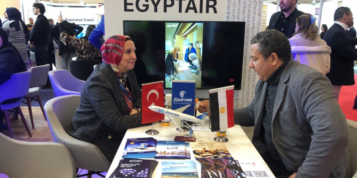 مصر للطيران تشارك في معرض 2025 EMITT بإسطنبول