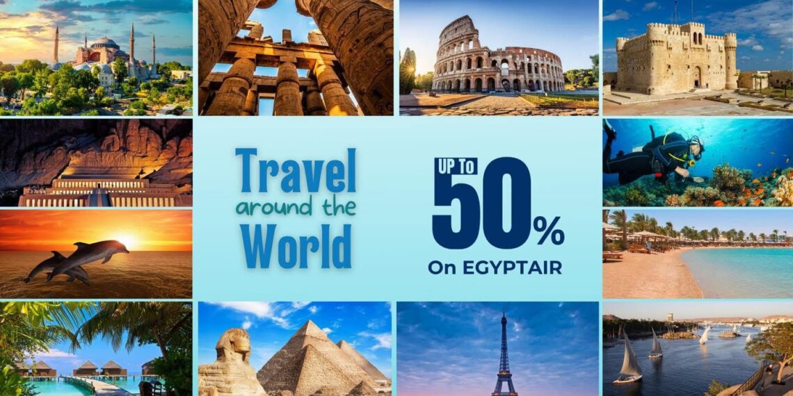 مصر للطيران تحتفل بمرور 70عامًا على تأسيس الكرنك للسياحة