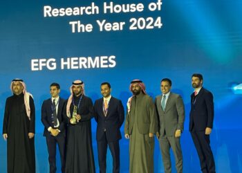 للعام الثالث على التوالي.. إي إف چي هيرميس السعودية تحصد الجائزة الذهبية كأفضل دار للبحوث