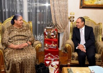 وزير الخارجية والهجرة يستقبل المبعوثة الأممية الجديدة إلى ليبيا