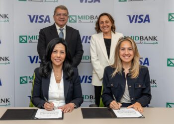 ميدبنك يوقع اتفاقية تعاون طويلة الأجل مع فيزا