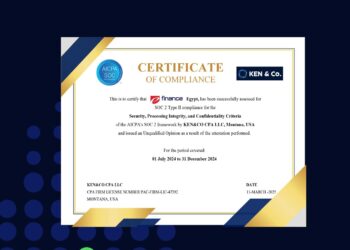 إي فاينانس تجتاز تدقيق SOC2 Type2 لخدمات الدفع و التحصيل الالكترونى