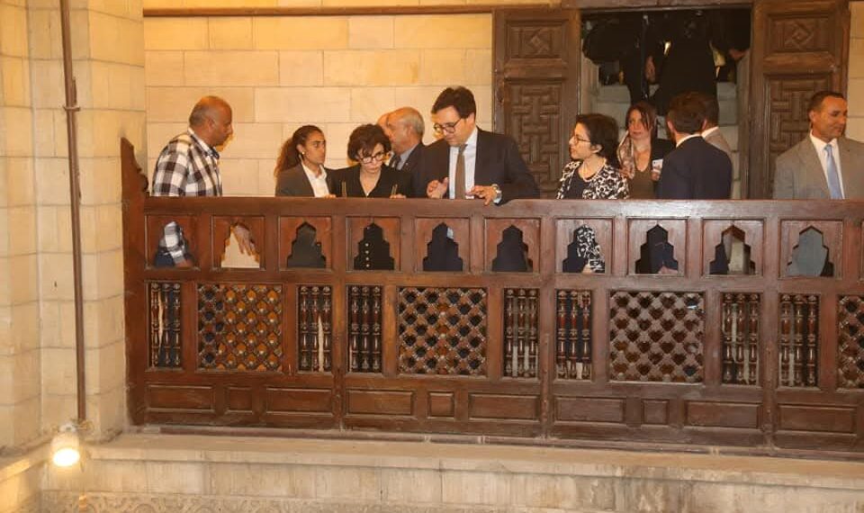 وزير الثقافة يستقبل نظيرته الفرنسية بمتحف أم كلثوم بالمنيل