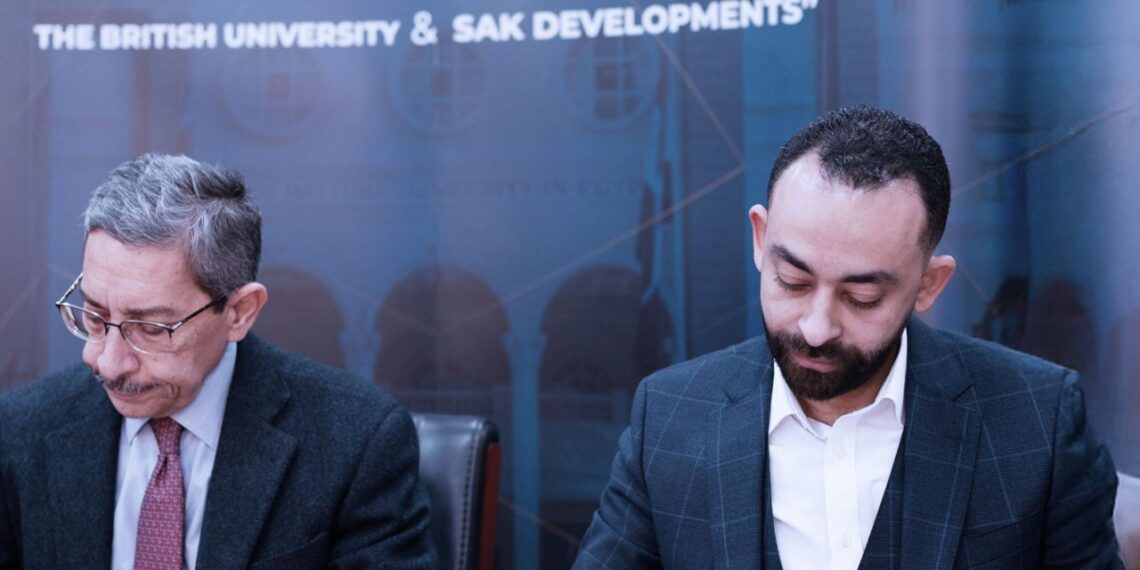 SAK للتطوير العقاري توقع بروتوكول تعاون مع الجامعة البريطانية لتأهيل الطلبة لسوق العمل