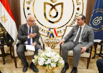 رئيس هيئة الرعاية الصحية يلتقى سفير مملكة السويد لدى مصر 