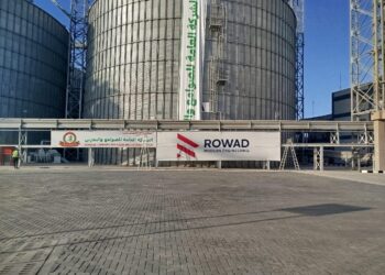 رواد للهندسة الحديثة تفتتح مشروع صوامع الحبوب في ميناء غرب بورسعيد بسعة 100 ألف طن