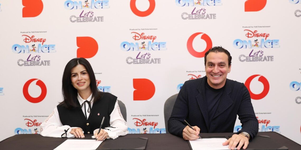 لأول مرة عروض ديزني أون آيس بشراكة استراتيجية بين ڤودافون مصر وDINO Activations