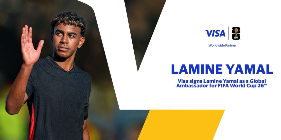 Visa تختار لامين يامال سفيراً عالمياً لبطولة كأس العالم 2026