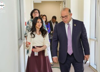 وفد من الرقابة المالية في زيارة تفقدية لمستشفى أهل مصر 