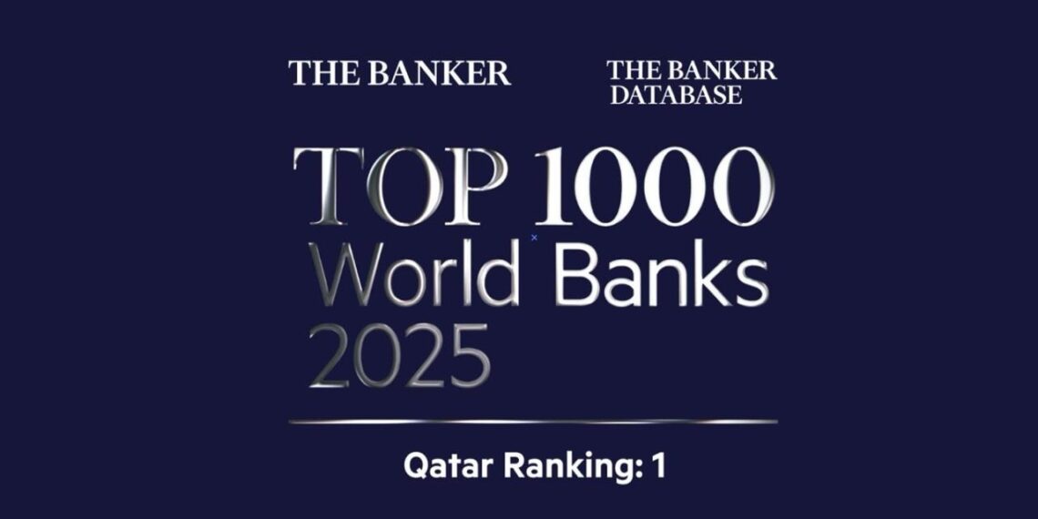 مجموعة QNB تتقدم في تصنيف ذا بانكر لأفضل 1000 بنك عالميًا لعام 2025