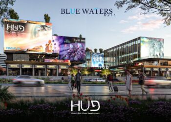 شركة HUD تطرح Blue Waters Mall بقلب التجمع الخامس باستثمارات 3 مليارات جنيه