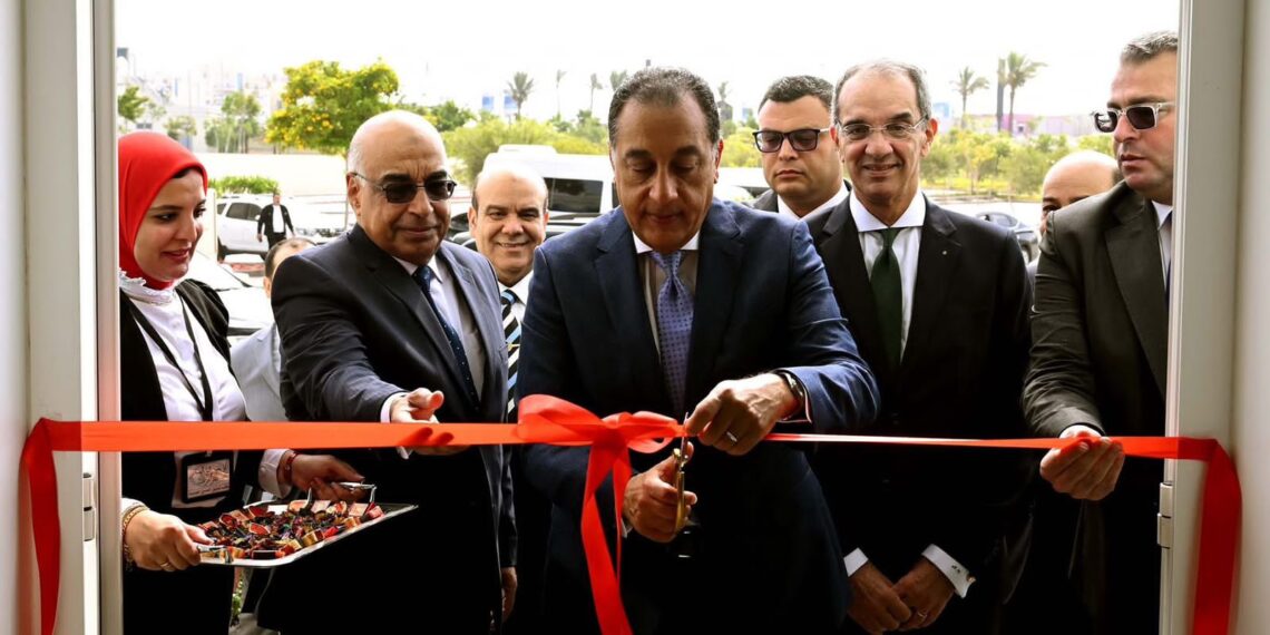 افتتاح مجمع الشهر العقارى والتوثيق  بمدينة العلمين الجديدة