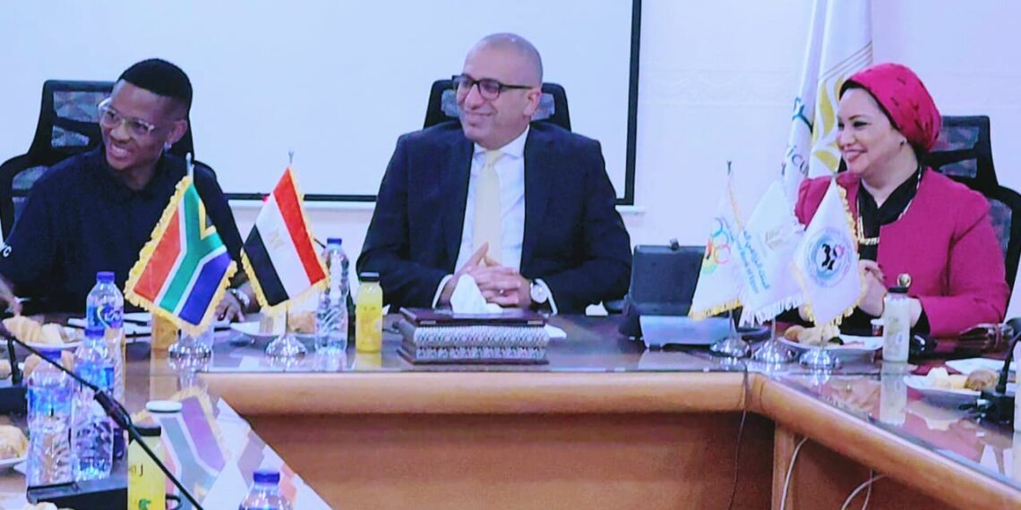 البنك الزراعي المصري يستقبل وفدًا من اتحاد نقابات جنوب إفريقيا