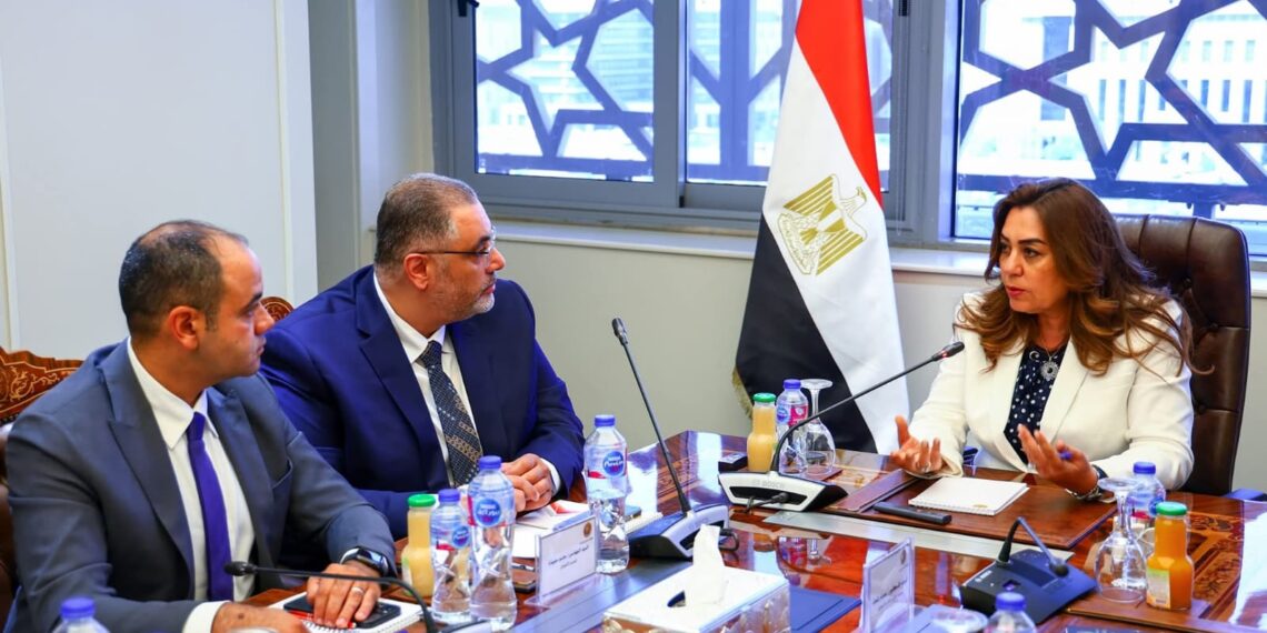 وزيرة التنمية المحلية تستقبل وفد من شركة ازري العالمية