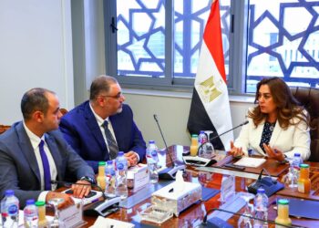 وزيرة التنمية المحلية تستقبل وفد من شركة ازري العالمية