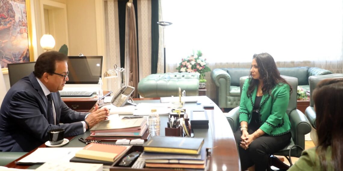 وزير الصحة يبحث مع المرشحة لمنصب سفيرة مصر لدى السويد ولاتفيا آفاق التعاون الصحي