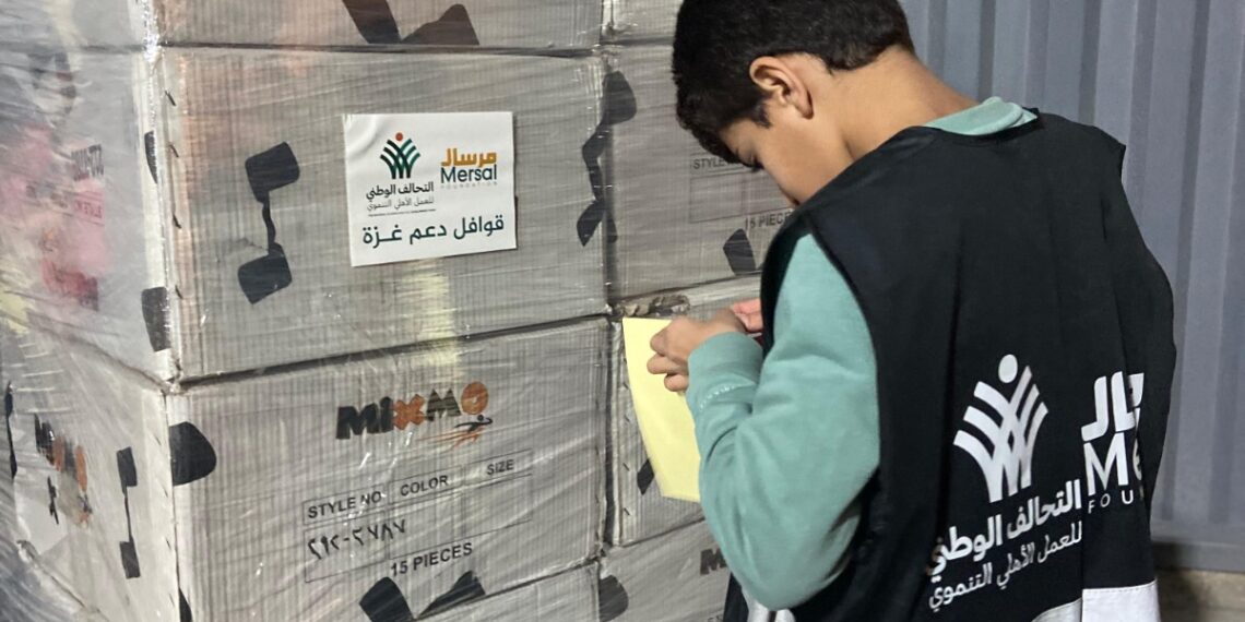 مرسال تُرسل قافلة مساعدات إلى غزة بقيمة تتجاوز 13 مليون جنيه