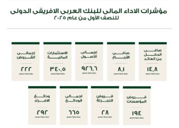 البنك العربي الأفريقي يحقق نمواً في صافي الأرباح بـ 25% خلال النصف الأول من 2025