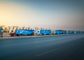 مؤسسة الجود تطلق القافلة الاغاثية الـ 11 لغزة بـ 26 الف كرتونة مواد غذائية