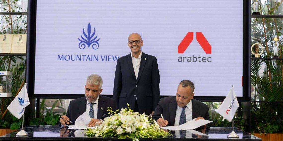 ماونتن ڤيو وأرابتك يوقعان شراكة بـ5 مليارات جنيه لتنفيذ مشروعات شرق القاهرة