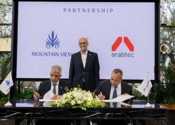 ماونتن ڤيو وأرابتك يوقعان شراكة بـ5 مليارات جنيه لتنفيذ مشروعات شرق القاهرة