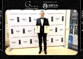 AREVA للتطوير تحصد 3 جوائز عالمية من International Property Awards عن مشروع GLARE