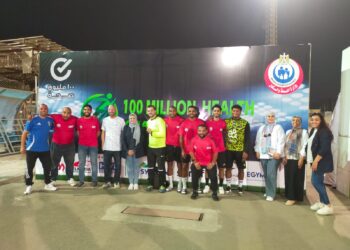 مدير المبادرات الصحية تشهد افتتاح دوري 100 مليون صحة