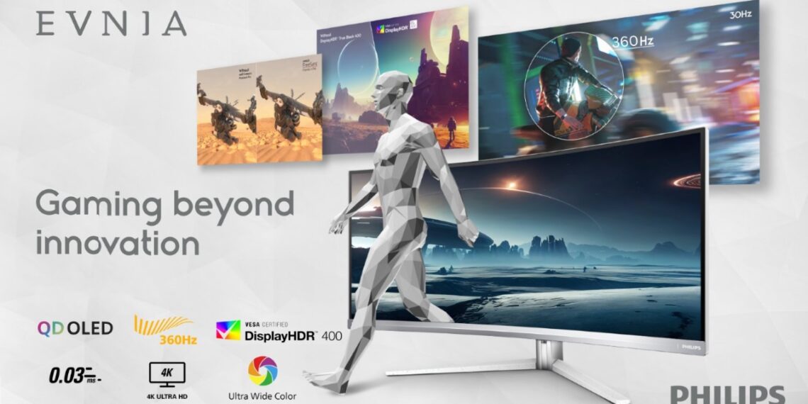 فيليبس تطلق جيلًا جديدًا من شاشات الألعاب QD-OLED Evnia في الشرق الأوسط