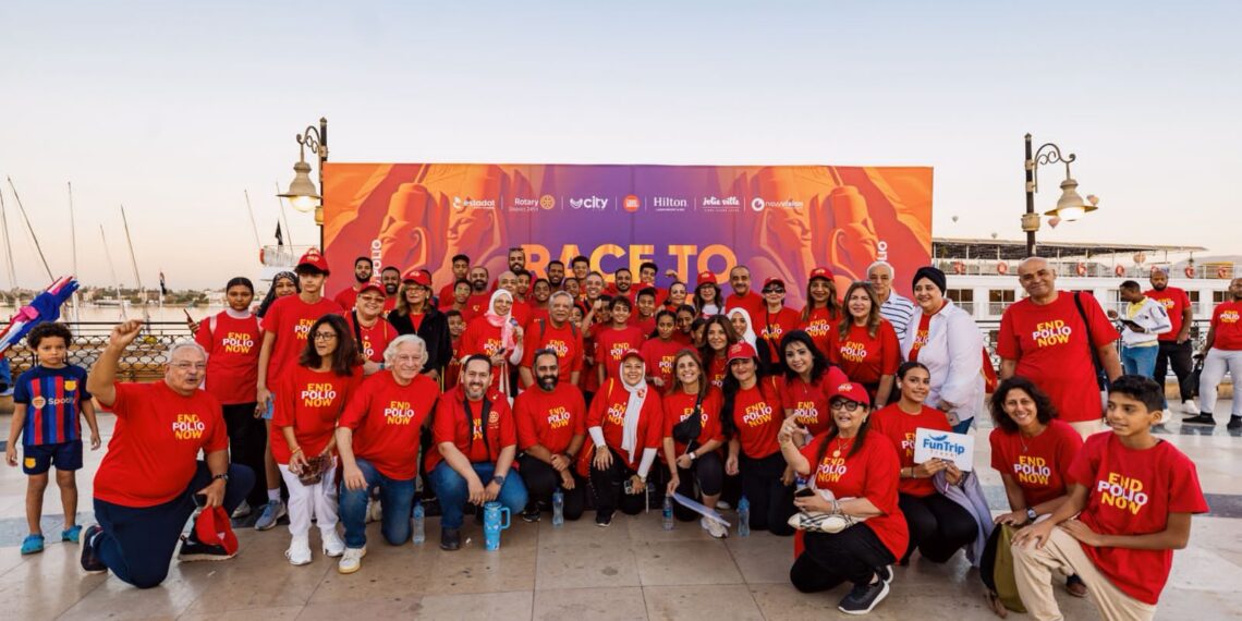 روتاري مصر يشارك العالم احتفالاته بالاستعداد لليوم العالمي لشلل الأطفال