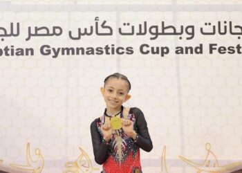 اللاعبة تمني أحمد عواد تحصد ذهبية كأس مصر للجمباز تحت 10 سنوات