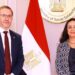 وزيرة التضامن تلتقي سفير المملكة المتحدة بالقاهرة