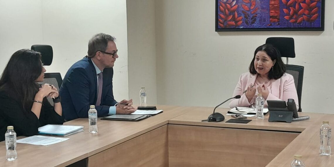 نائبة وزيرة التضامن تبحث تعزيز التعاون التنموي مع الجانب الألماني بالقاهرة