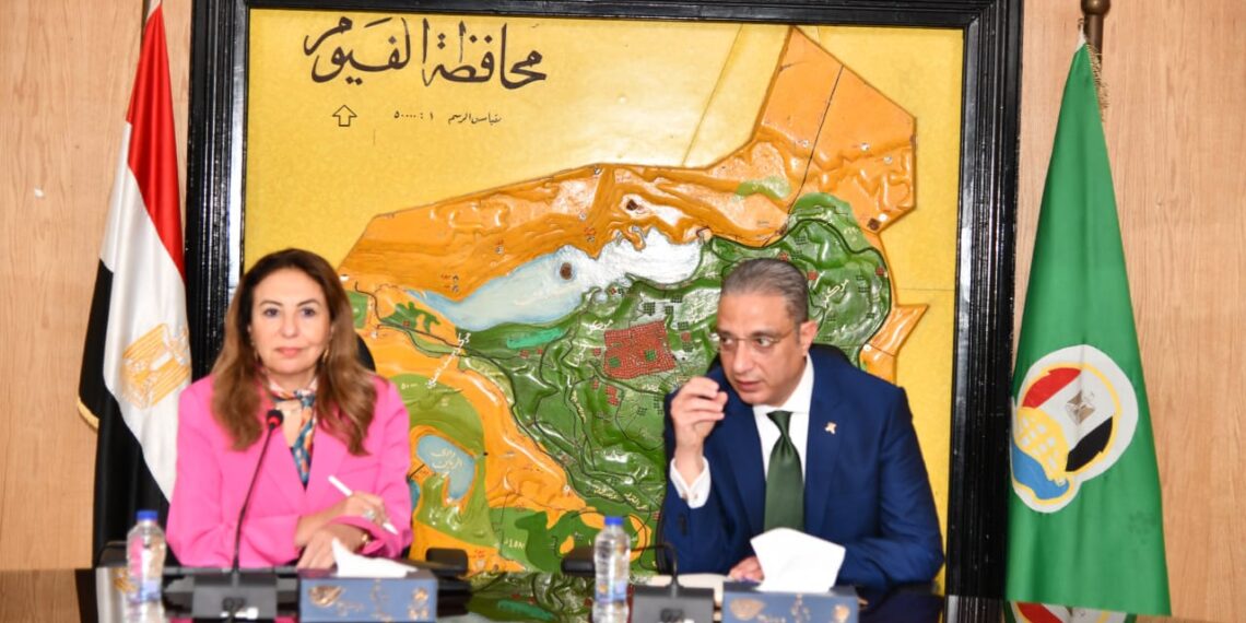 محافظ الفيوم ونائب وزير الاتصالات يناقشان خطط التعاون المشترك