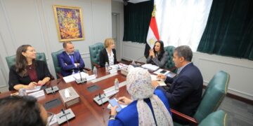 وزيرة التضامن تلتقي المديرة الإقليمية للتنمية البشرية بالبنك الدولي