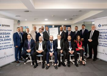 Spark Professional Services تحتفل بحصول حسن علام القابضة على شهادة ISO 27001  