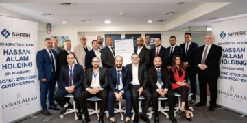 Spark Professional Services تحتفل بحصول حسن علام القابضة على شهادة ISO 27001  