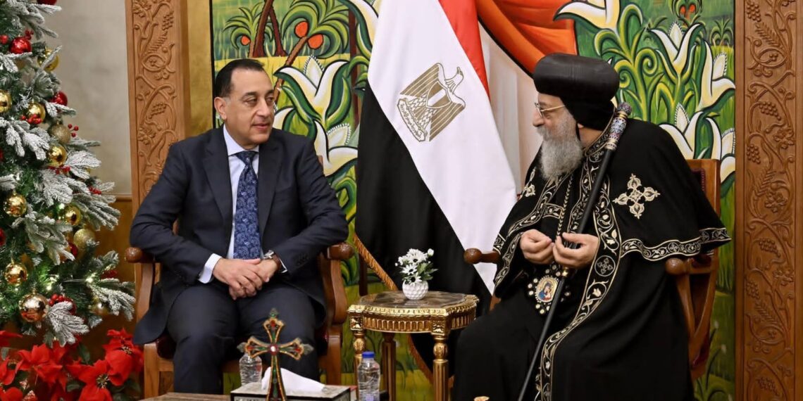 رئيس الوزراء يهنئ قداسة البابا تواضروس الثاني بمناسبة عيد الميلاد المجيد