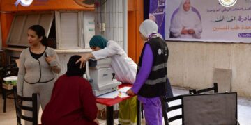 انطلاق أولي القوافل الطبية لجمعية الباقيات الصالحات بدار هداية بركات لكبار السن بالجيزة