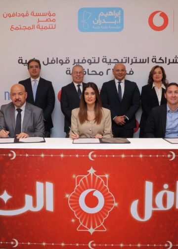 مؤسستي” ڤودافون مصر”إبراهيم بدران” يطلقان حملة قوافل النور في 27 محافظة