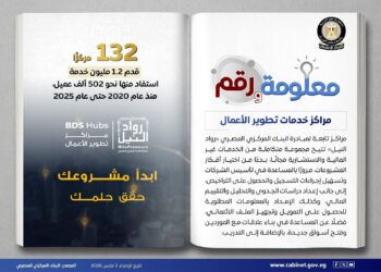 البنك المركزي : «رواد النيل» تقدم 1.2 مليون خدمة بنحو 502 ألف عميل