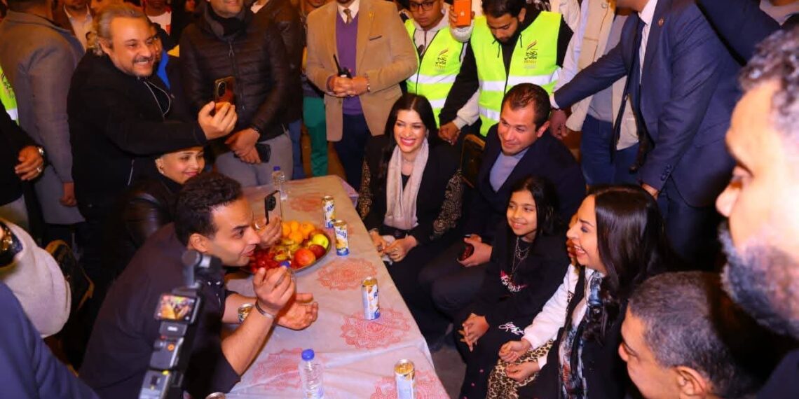 وزيرة التضامن تتفقد الاستعدادات النهائية لإفطار المطرية